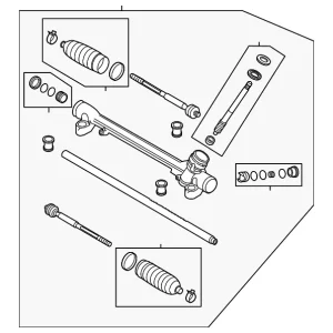 Steering Gear - Mazda (GJR9-32-110E)