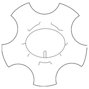 Center Cap - Mazda (G25S-37-190A)