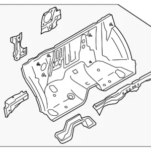 Lower Dash Panel - Mazda (TD11-53-400C)