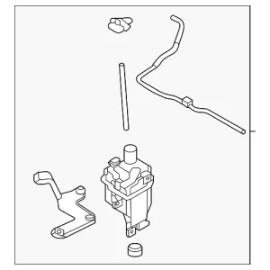 Engine Coolant Reservoir - Mazda (PA6T-15-360A)