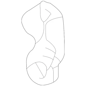 Hinge Cover - Mazda (B25D-88-1J2-65)