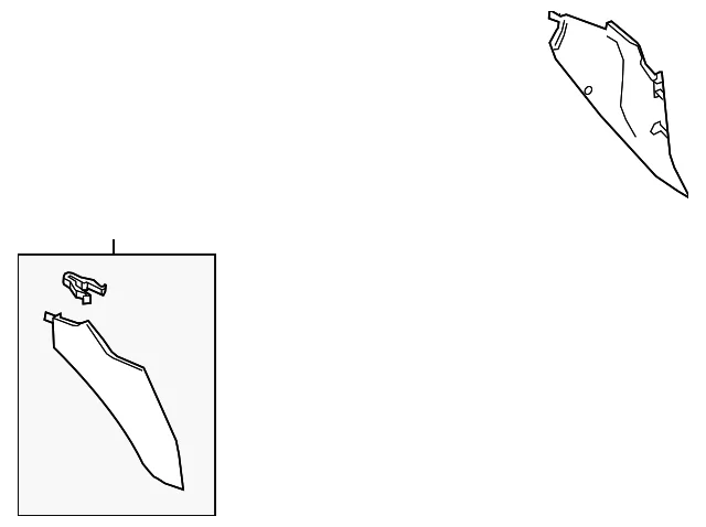 Side Trim - Mazda (BHN1-64-240-02)
