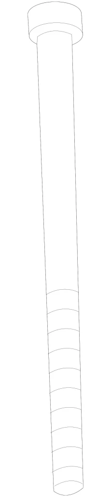 Inner Rail Front Bolt - Mazda (L206-53-317B)