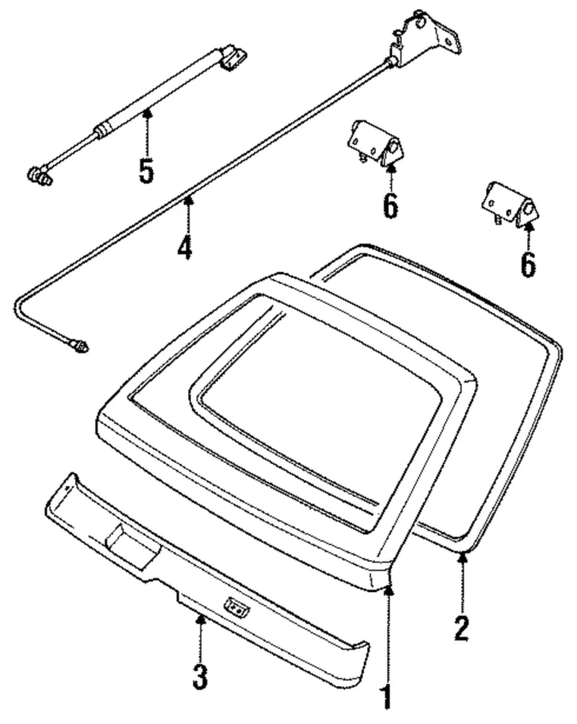 Weatherstrip - Mazda (B001-62-761E)