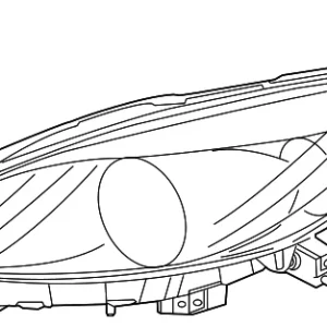 Composite Headlamp - Mazda (CG36-51-0K0E)