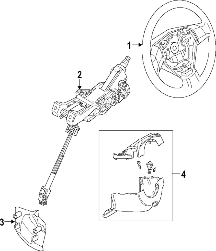 Steering Column - Mazda (CC29-32-10XA)