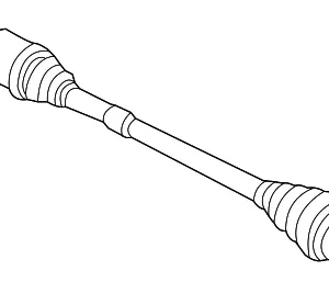 Axle Assembly - Mazda (GG65-25-600)