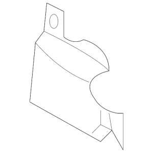 Lock Support Hole Cover - Mazda (L206-56-078)