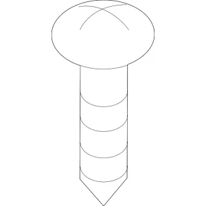 Outer Bracket Screw - Mazda (9983-00-616)