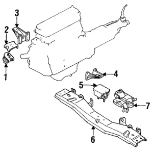 Trans Mount - Mazda (UE68-39-340A)