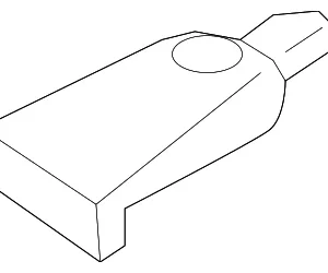 Radiator Assembly Upper Bracket - Mazda (LF17-15-241C)