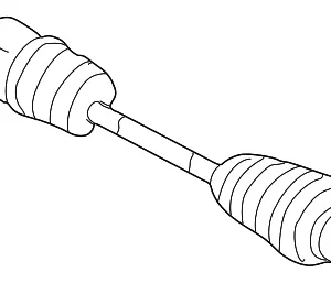 Drive Axle - Mazda (GG36-25-50XB)