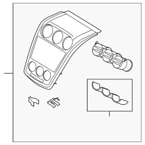 Center Panel - Mazda (EG21-55-210H-02)
