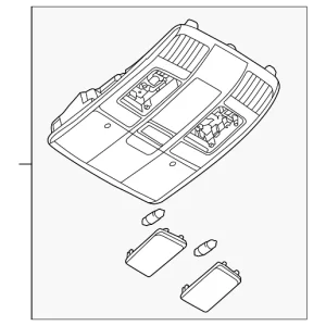 Overhead Console - Mazda (BHN9-69-970C-75)