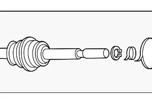 Outer Joint Assembly - Mazda (GTC5-22-510)