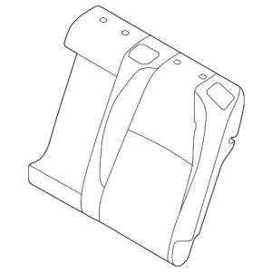 Seat Back Cover - Mazda (DGK2-88-451-39)