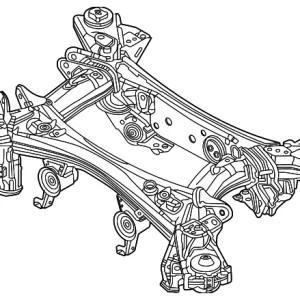 Cross-Member - Mazda (KJK3-28-80XG)