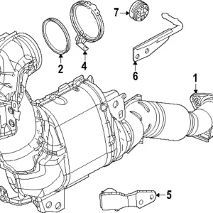 Exhaust Manifold Gasket - Mazda (HF01-40-305)