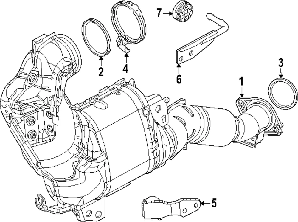 Exhaust Manifold Clamp - Mazda (HF01-40-350)