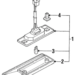 License Lamp - Mazda (H380-51-270B)