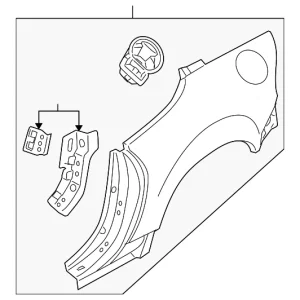 Quarter Panel - Mazda (NEY2-70-410)