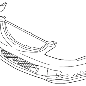 Bumper Cover - Mazda (LD47-50-031D-BB)