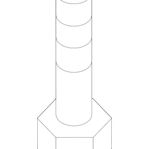 Hinge Screw - Mazda (9YA0-2A-813)