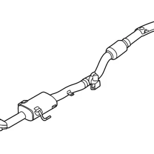 Converter & Pipe - Mazda (PYBH-20-55XA)