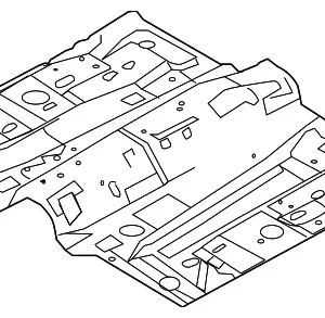 Front Floor Pan - Mazda (BBM4-53-601A)
