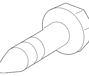 Grille Assembly Bolt - Mazda (9CN6-00-416B)