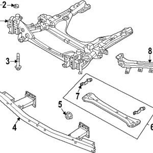 Engine Cradle Washer - Mazda (KBB6-34-096)