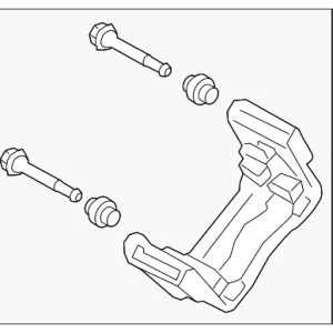 Caliper Mount - Mazda (D2Y1-26-28X)