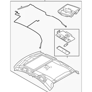 Headliner - Mazda (BBN5-68-030K-75)