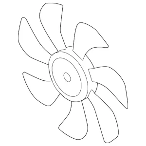 Fan Blade - Mazda (PE12-15-140)