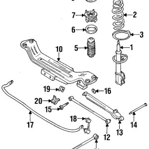 Bumper - Mazda (GA2A-28-111)