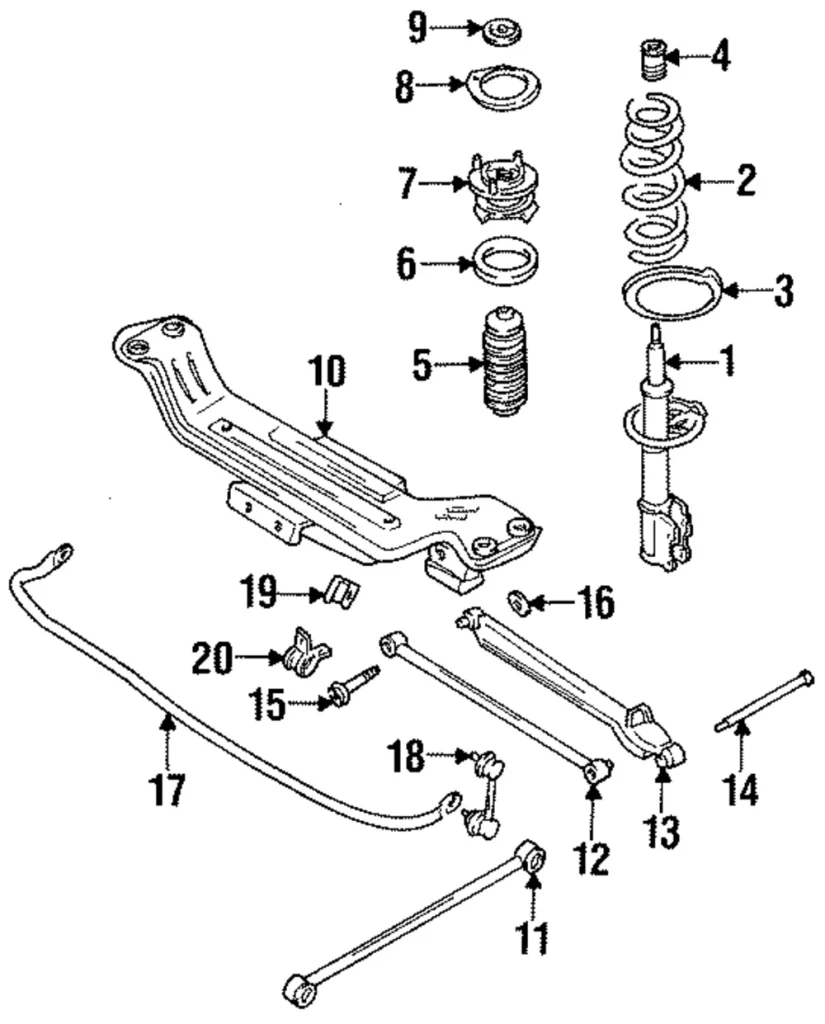 Lateral Link - Mazda (GC5J-28-600)