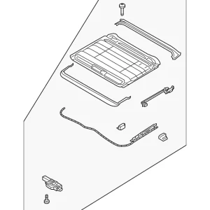 Sunroof Assembly - Mazda (DM0P-69-830-75)
