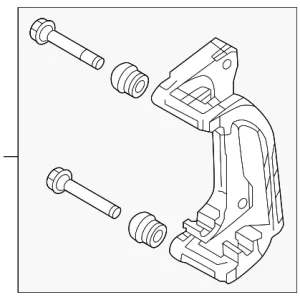 Caliper Support - Mazda (K1YT-26-28X)