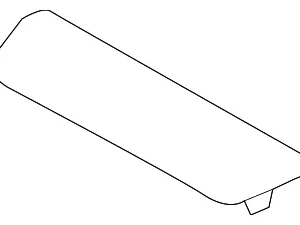 Trim Molding - Mazda (D09W-55-22YB-02)