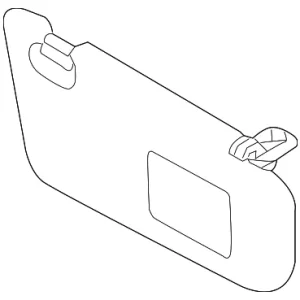 Sun-Visor - Mazda (DR91-69-270A-75)