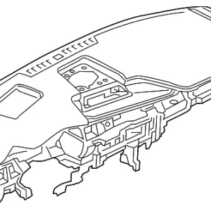 Instrument Panel - Mazda (BDTS-60-350A-02)