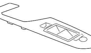 Switch Panel - Mazda (GS3L-68-4L6B)