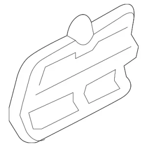 Rear Panel Louver - Mazda (GRF5-64-930-02)