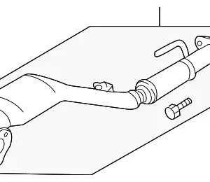 Catalytic Converter - Mazda (AJ17-20-60XB)