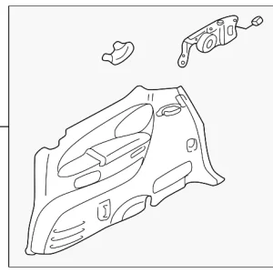 Side Trim Panel - Mazda (LE45-68-58YA-72)