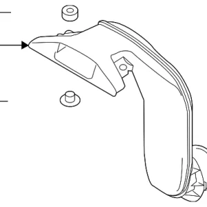 Engine Air Intake Hose - Mazda (PW4D-13-200)