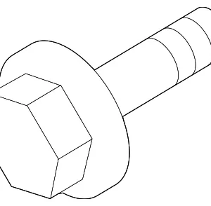 Water Pump Assembly Bolt - Mazda (9XF0-32-787L)
