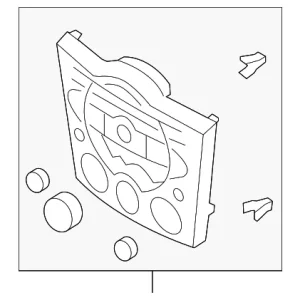 Center Panel - Mazda (FE01-66-9H0)