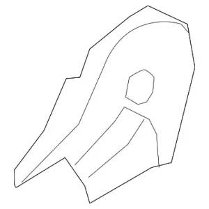 Hinge Cover - Mazda (BP4K-88-1G4-02)