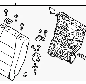 Seat Back Assembly - Mazda (KD33-57-450K-34)